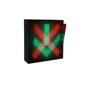 Semáforo LED de 300mm 400mm 600mm para Carreteras, <span class=keywords><strong>con</strong></span> Cruz Roja y Flecha Verde, Semáforo de Parada y Siga para Uso en Autopistas - Product Image 1