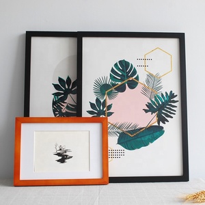 Regalos conmemorativos creativos montado en la pared plexiglás 32 pulgadas marco de madera camiseta pantalla marco de fotos - Product Image 5
