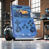 Open Source R36 Console de jeu d'arcade rétro portable 3D double système joysticks nostalgiques contrôleurs de jeu au choix populaire