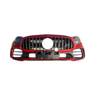 Kit de protection de pare-chocs avant Mercedes <span class=keywords><strong>GT</strong></span> X190 d'occasion, feux antibrouillard, matériau ABS noir, modèles AMG <span class=keywords><strong>GT</strong></span> C190, garantie de 6 mois, universel 100% - Product Image 5