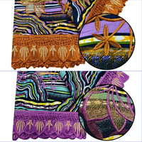 Kain Cetak Lilin Emas Hollan Lace Afrika Grosir 100% Katun Kain Lilin Asli untuk Tekstil Rumah, Gaun, dan Pakaian