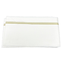 Nappe en papier Airlaid blanche imprimée simple, biodégradable, jetable, sans pollution, pour fêtes, mariages et événements