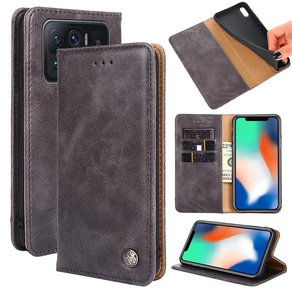Luxury Leather Phone Case for Xiaomi 13 12 11T 11 10T 10S 10 Lite Ultra Pro Wallet Cell Phone Cover