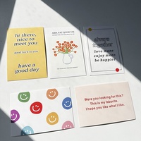 bon marché Cartes de visite cadeau Promotion Carte de remerciement de voeux personnalisée pour les petites entreprises