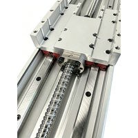 Module linéaire à vis à billes de haute précision 14 mm, charge horizontale 110 kg, charge verticale 33 kg, actionneur linéaire CNC pour équipement d'automatisation