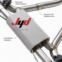 Échappement Catback Racing pour BMW M240i M340i 3.0T 2019-2023 en acier inoxydable 304 avec bouclier thermique, tuyau d'échappement JYD, tuyau Valvetronic