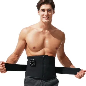 Massaggio cintura dimagrante supporto addominale stimolatore cintura tonificante con telecomando elettrico cintura Ems per gli uomini