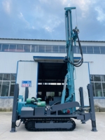 Foreuse rotative diesel 350M pour puits d'eau, avec composants moteur et roulement, facile à utiliser