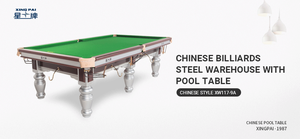 <span class=keywords><strong>Table</strong></span> <span class=keywords><strong>de</strong></span> billard professionnelle haut <span class=keywords><strong>de</strong></span> gamme Xingpai <span class=keywords><strong>Star</strong></span> XW117-9A, <span class=keywords><strong>prix</strong></span> usine, avec rails en bois massif chinois, 8 boules, 9 pieds - Product Image 4