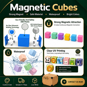 Bloques Magnéticos de Construcción STEM, Juguetes Educativos con Caja de Almacenamiento para Niños, Juegos de Aprendizaje Creativo | Logotipo Personalizado Disponible - Product Image 2