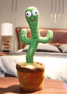 2025 nóng bán unisex nhồi bông xương rồng bài hát đồ chơi 120 tiếng anh mô phỏng ca hát và nhảy múa mê hoặc xoắn âm nhạc - Product Image 3