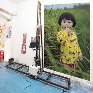 Imprimante murale double tête d'impression, grand format 3.5M de hauteur UV cmyk kw stylo mural 3D 5D Machine d'impression murale - Product Image 5