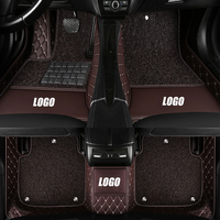 Usine chinoise 7D tapis de sol de voiture antidérapant résistant à l'usure couleur épissure cuir 2013 Range Rover accessoire intérieur