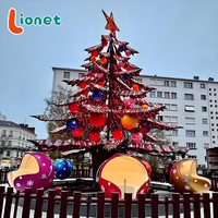 Parc d'attractions sur le thème de Noël, équipement de divertissement pour arbre de Noël, parc de tourisme culturel, structure de jeu à thème de Noël