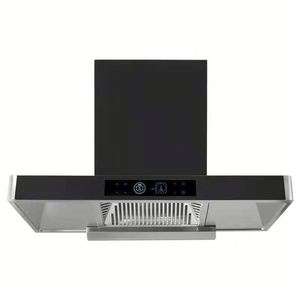 <span class=keywords><strong>Hotte</strong></span> <span class=keywords><strong>de</strong></span> cuisine murale en aluminium avec filtre à déflecteur d'aspiration supérieur, contrôlée par application, pour hôtels - Product Image 4