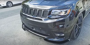 Alerón Delantero para Jeep Grand Cherokee SRT 2017-2021, Estilo Fibra de Carbono, Negro Brillante, 5 Piezas, 2020 2019 - Product Image 2