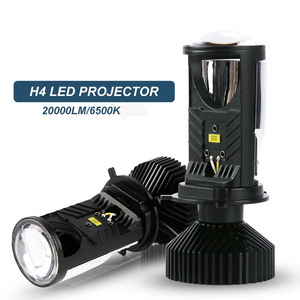 2*pc 120W 30000LM Mini projecteur automobile à lentille H4 LED 9003 HIB2 Ampoules de phare pour voiture et <span class=keywords><strong>moto</strong></span>, double projecteur LED automobile <span class=keywords><strong>moto</strong></span> 12V - Product Image 1