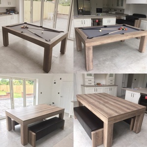 Table de <span class=keywords><strong>billard</strong></span> 2-en-1 de haute qualité avec plateau de salle à manger, tailles 7, 8 et 9 pieds, fabriquée en Chine - Product Image 3
