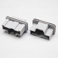 Échantillons gratuits Connecteur automobile Positions de pas de 2.54mm 10 broches 90 degrés avec poste de localisation Aiguille plate K2008 pour carte PCB