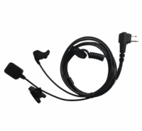Écouteur de sécurité pour talkie-walkie Power Time Crochet d'oreille intra-auriculaire