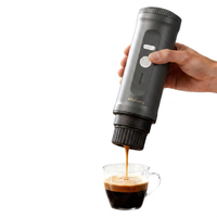 Machine à café à capsules automatique sans fil portable Aikelong CF-H03, plastique ABS, pression de pompe 20 bars, réservoir d'eau de 65 ml