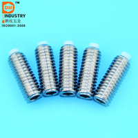 Vis à embout en nylon OEM résistant à la corrosion, vis à douille à embout souple en nylon, diamètre 1,2 mm, 1,6 mm, 2,4 mm Vis de réglage avec embout en nylon
