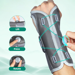 Estabilizador de Muñeca Ajustable con Perilla Giratoria y Férula de Soporte, Protector de Muñeca Transpirable para Recuperación de Lesiones y Uso Diario - Product Image 5