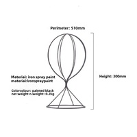 Nouvel Arrivage Présentoir de Chapeaux de Table en Métal Acier Inoxydable, Support de Chapeaux Moderne en Métal pour Table, Vente en Gros