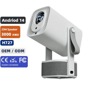 โปรเจคเตอร์เลเซอร์ Android 14 LED 2+32Gb 4K พกพา 1080P WIFI 3000 ลูเมนส์ มินิโฮมเธียเตอร์ ซีนีม่า ลำโพง 20W สมาร์ททีวี A005 Pro - Product Image 1