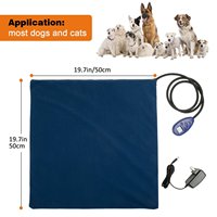Nouvelle couverture chauffante électrique moderne en PVC pour animaux de compagnie, isolation thermique