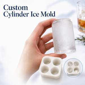 <b>Silicone</b> Ice Cream Mold 4 Cup Dessert Freezer Tray Round Nonstick Baking <b>Tool</b> for Home Kitchen - Product Image 1