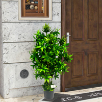 Plante artificielle en bambou d'intérieur, décoration artistique minimaliste, contemporaine, traditionnelle, industrielle, classique pour chambre à coucher, salle à manger