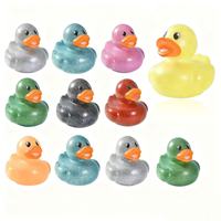 Lot promotionnel de canards flottants en caoutchouc MCtoy de 2 pouces, rose doré scintillant, pour la sécurité et le développement cognitif des bébés, idéal pour les fêtes à la piscine, avec logo personnalisé