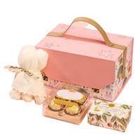 Boîte de rangement alimentaire recyclable haut de gamme personnalisée en vrac, boîte cadeau à fermeture magnétique, boîte d'emballage pliable pour mariage, vacances avec poignée
