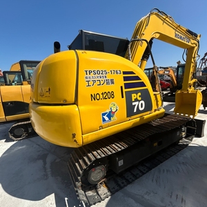 Miniexcavadora Komatsu PC70 Usada, Excavadora Hidráulica de 6.5 Toneladas, Motor, Bomba y Válvulas Originales de Japón, Máquina de Construcción - Product Image 6