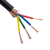 Câble d'alimentation flexible YVFRP NBR/PVC, câble blindé en cuivre pour l'automatisation industrielle