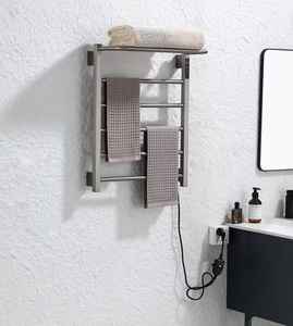 <span class=keywords><strong>Sèche</strong></span>-serviettes électrique de luxe avec affichage de la température et Wi-Fi, en acier inoxydable, pour salle de bain d'hôtel - Product Image 2