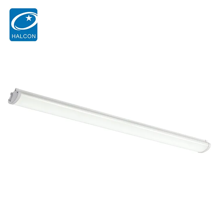 Halcon Hoge Lumen IP65 Waterdicht Kantoor 4ft 8ft 36W 60W Aluminium Lineaire Led Batten Strip Buis Lamp