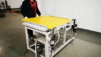 Machine de découpe semi-automatique pour la fabrication de boîtes en carton ondulé, avec plaque de grille en plastique PP ondulé