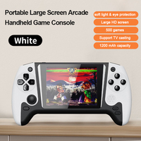 Console de jeux rétro portable avec 500 jeux classiques nostalgiques, écran large de 3,5 pouces, console de jeux portable R36h Wi-Fi