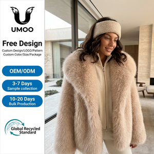<span class=keywords><strong>Cappotto</strong></span> <span class=keywords><strong>in</strong></span> Ecopelliccia Traspirante da <span class=keywords><strong>Donna</strong></span> Stile Europeo-Americano Autunno Inverno, Collo Rovesciato, Spesso, Caldo, Morbido, Effetto <span class=keywords><strong>Pelliccia</strong></span> di Volpe, Ecologico - Product Image 1