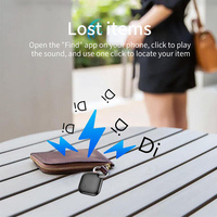 Mini Traceur GPS Intelligent pour Animaux de Compagnie et Bétail, Dispositif de Suivi, Localisateur Anti-Perte pour Porte-clés, Portefeuille et Bagages