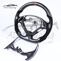Volant personnalisé en fibre de carbone compatible avec INFINITI G25 G37 G35 EX35 EX37, pièces Q50 Q60 G37, palettes de changement de vitesse en fibre de carbone