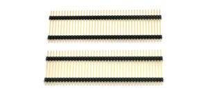 Conector de pin header de paso de 2.54mm, de una sola fila, recto, de plástico de dos capas, H5.0mm, 1*40P - Product Image 5
