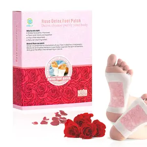 Chinese Factory Directly Supply Rose Detox Foot Patch Health Care Product For Slimming