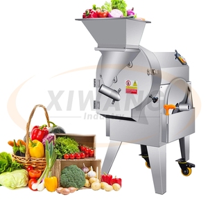 <b>Multifunctional</b> Automatic Fruits <b>Vegetables</b> <b>Cutter</b> for Restaurants Slices Dices Leafy Roots Potatoes Carrots Cabbages New Motor - Product Image 1