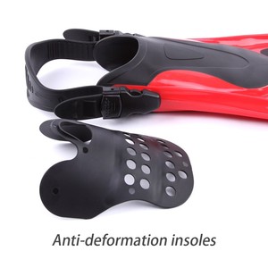 <span class=keywords><strong>Aletas</strong></span> de Buceo DiveDIY de Talón Abierto con Correa Ajustable, Tamaño de Viaje, Ligeras, para Snorkel y Buceo, Venta al Por Mayor - Product Image 4