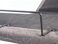 Sommier de lit électrique intelligent réglable motorisé avec inclinaison tête et pieds, cadre rembourré pour mobilier de chambre