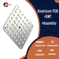 PCB en aluminium personnalisé haute conductivité thermique Core métallique PCB Board Service de fabrication MCPCB pour LED