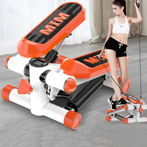 Persoonlijke Sportschool Oefening Stap Aerobe Fitness Yoga Mini Elliptische Stepper Loopmachine Met Weerstandsbanden